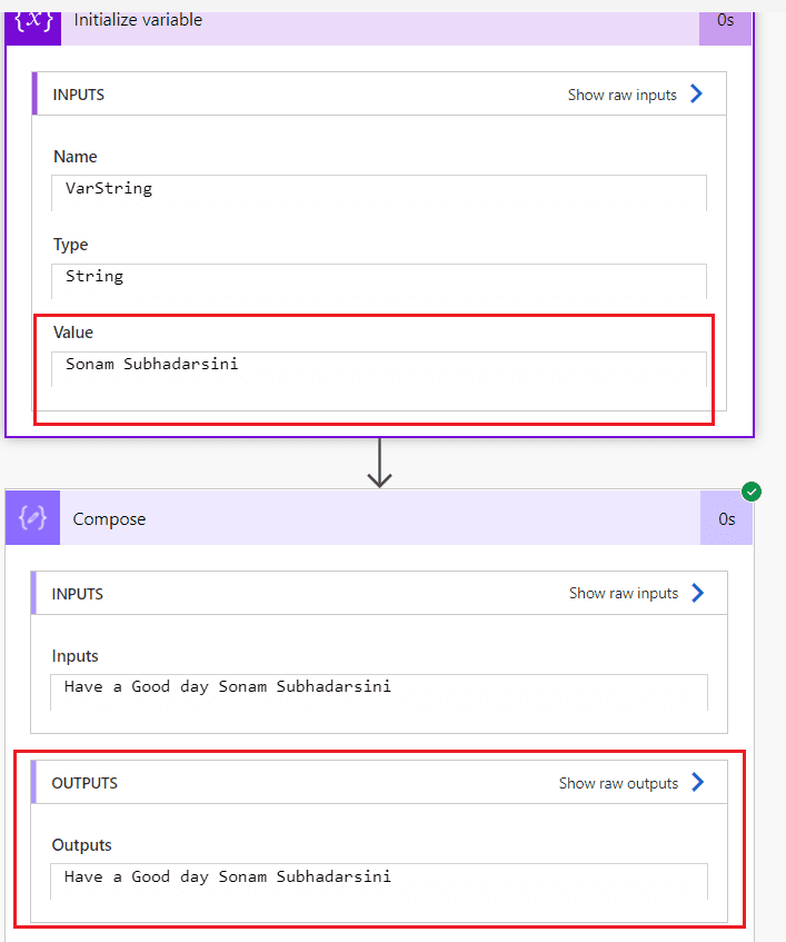 power automate concatenate strings