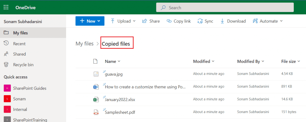 Microsoft flow copy all files in folder