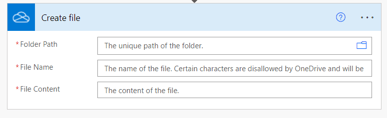 Microsoft flow copy file action