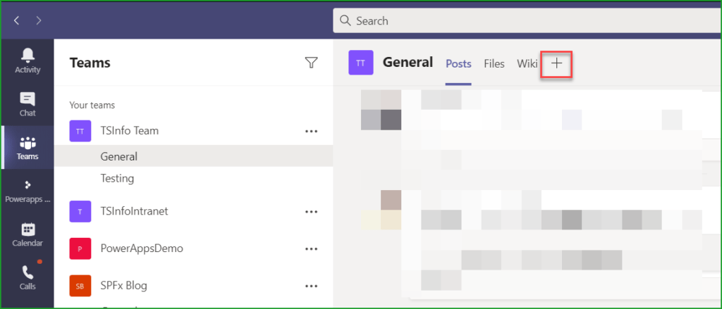 Microsoft lists from Microsoft teams