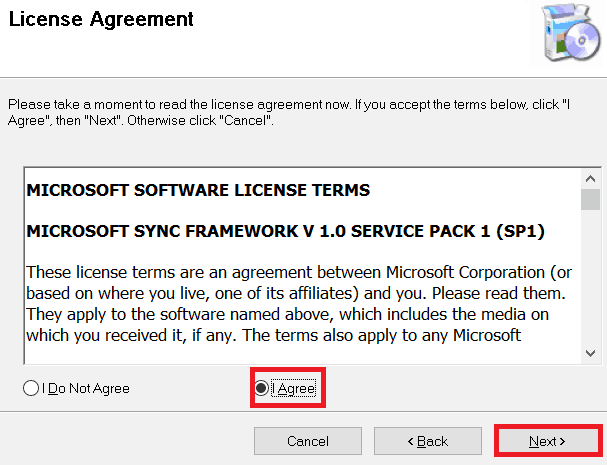 microsoft sync framework runtime v1.0 sp1 (x64) download