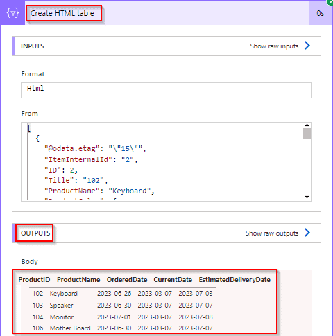 Odata filter query greater than or equal using the Power Automate flow