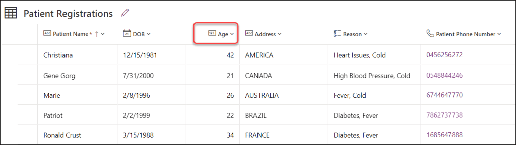 Patch Dataverse Number Field using Power Apps Edit Form Control