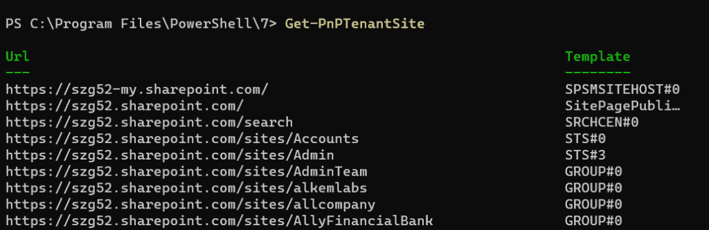 pnp powershell connect to sharepoint online