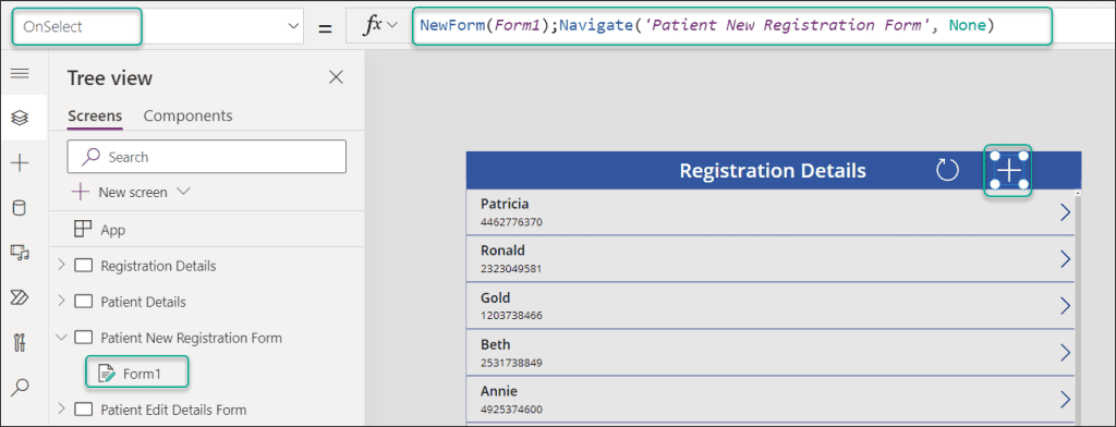 connect canvas app to sharepoint list