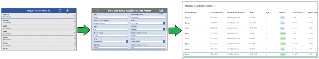 Power Apps Canvas Example