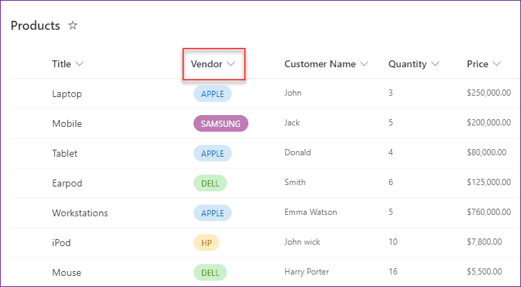 Power Apps collect SharePoint choice column