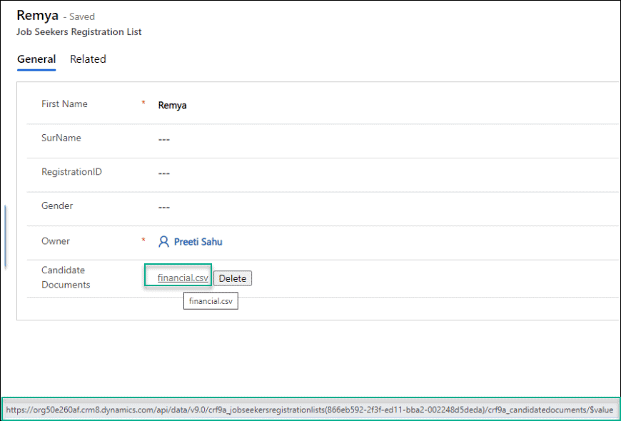 power apps download file from dataverse