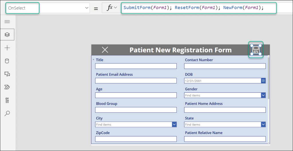 Power Apps Edit Form 1