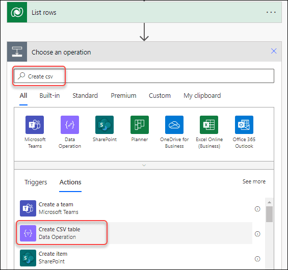 Power Apps Export dataverse table to excel