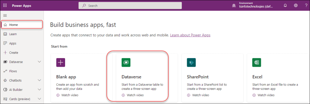 Power Apps Get Data From Dataverse