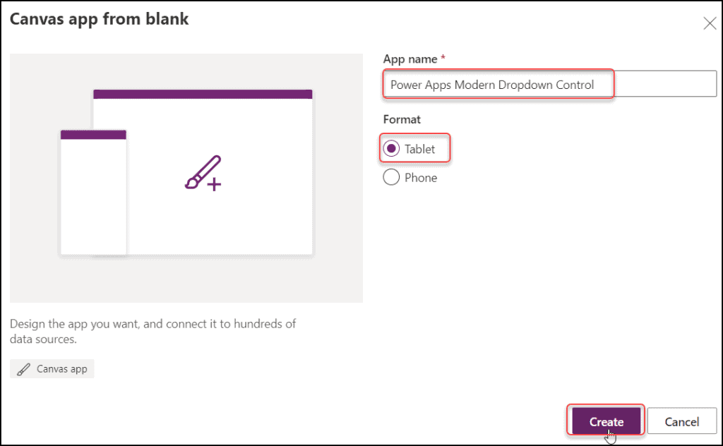 Power Apps Modern Dropdown Control