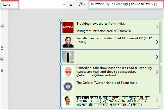 Power Apps Twitter Connector Power Apps Twitter Connector