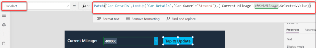 Power Apps Update Dataverse Number field