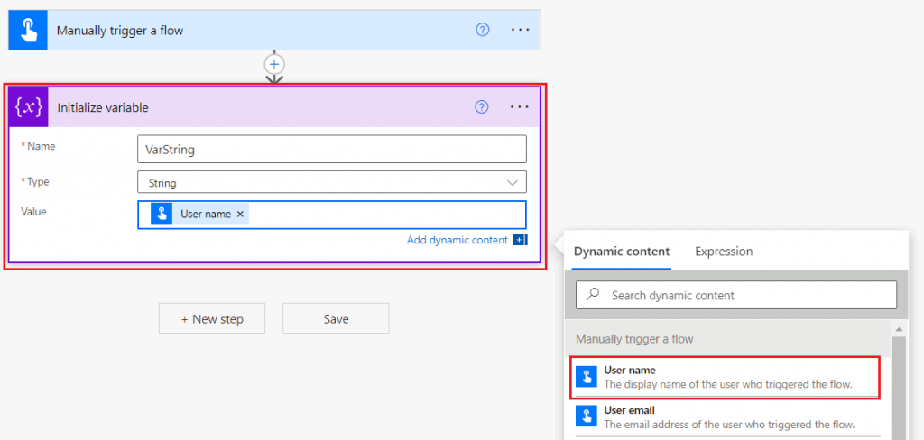 Power Automate concatenate string