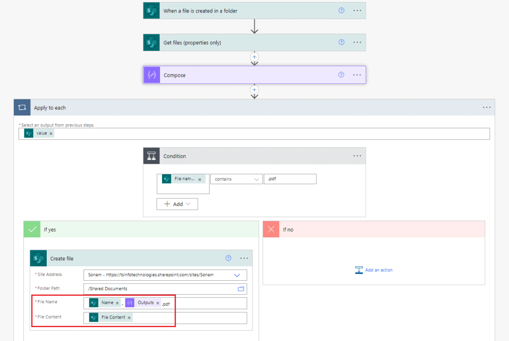 power automate copy file and rename