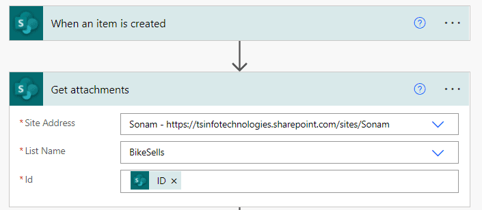 power automate copy file attachment