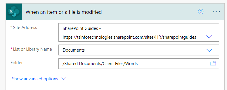 power automate copy file only when modified