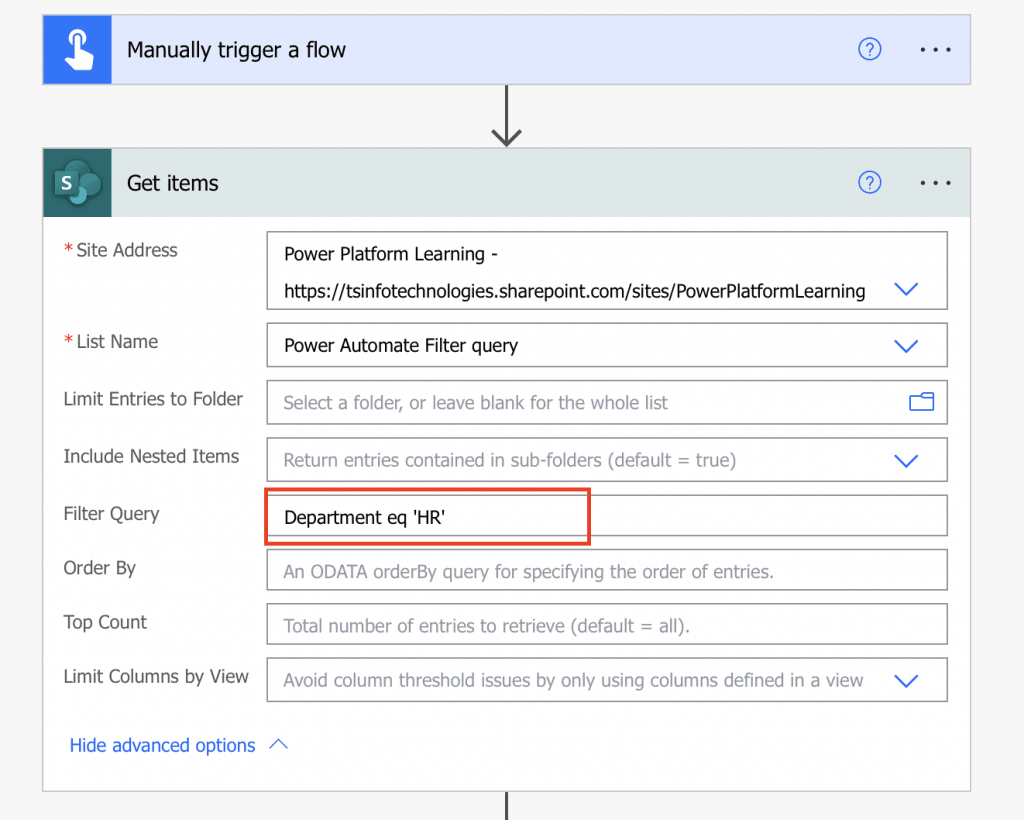 export sharepoint list to excel using power automate