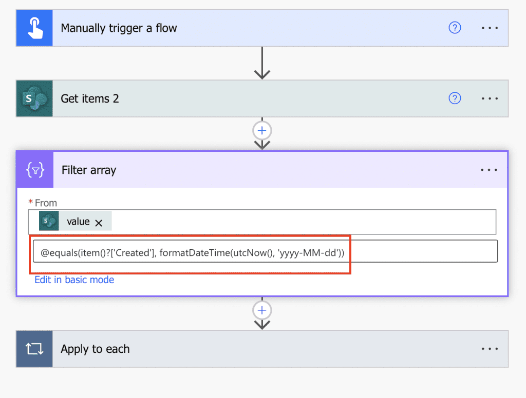 Power Automate filter array Date Power Automate filter array Date