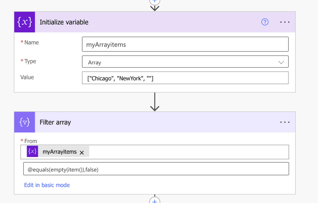 Power Automate filter array remove empty item Power Automate filter array remove empty item