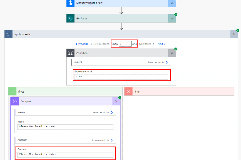 Power Automate flow check if date is empty or null