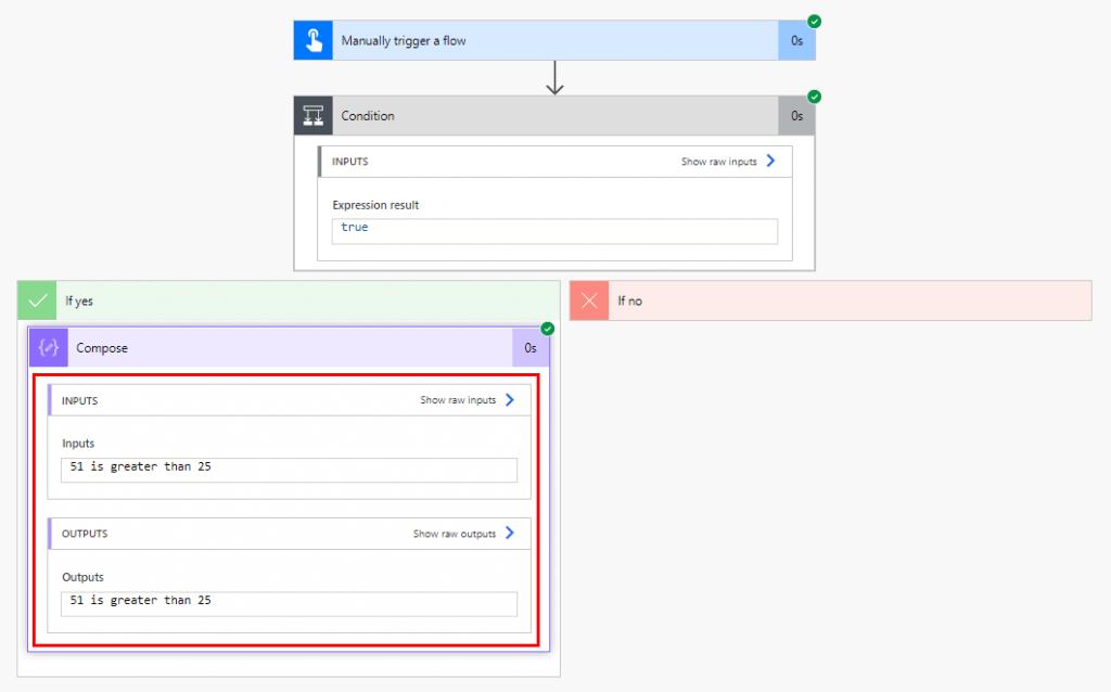 Power Automate Flow if condition is greater than