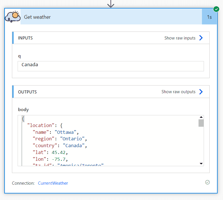 Power automate flow using custom connector