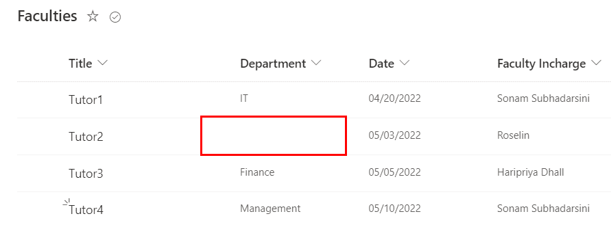 Power automate if field is blank