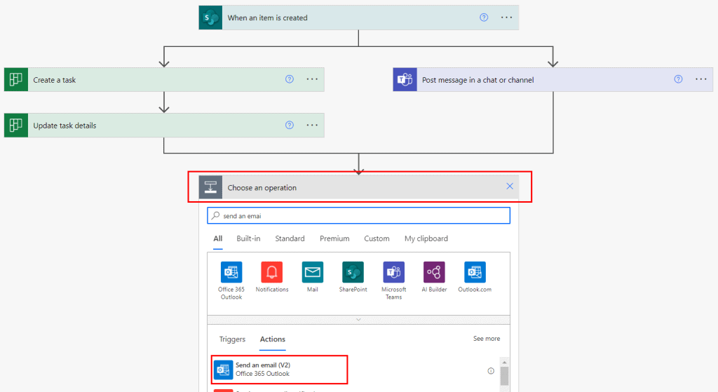 Power automate parallel branch join