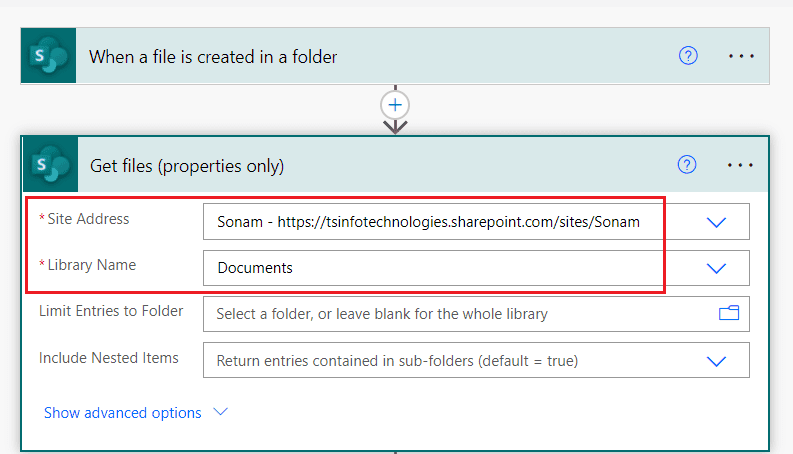 Power Automate Rename and copy File