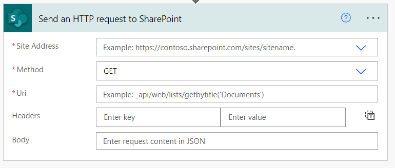 Power Automate SharePoint REST API