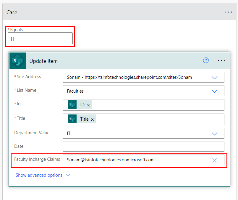 Power Automate Switch case using multiple values