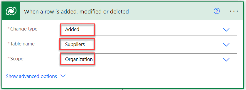 power automate update a row dataverse