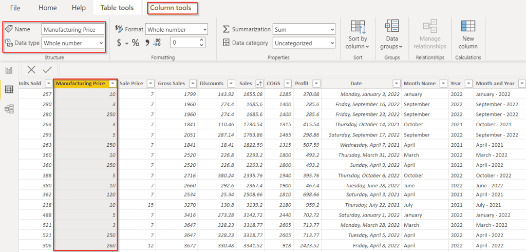 Power BI convert number to text dax