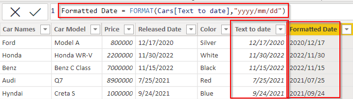 Power bi converts text to date yyyymmdd