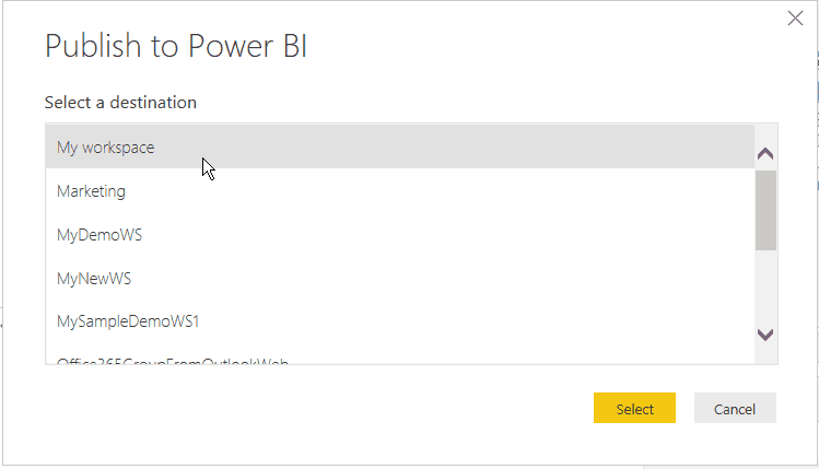 power bi create excel report