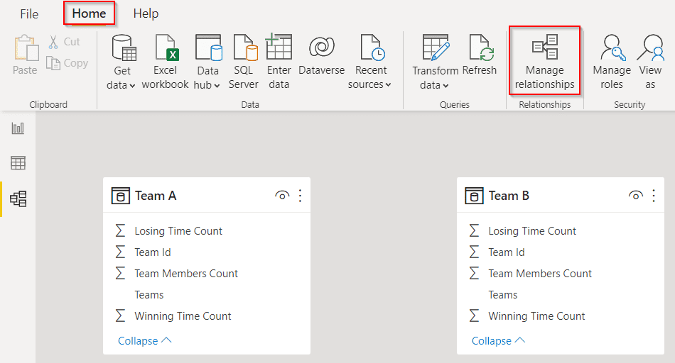 Power BI cross-filter direction example