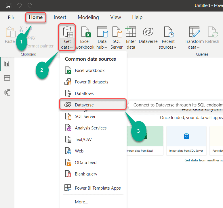 Power BI Dataverse