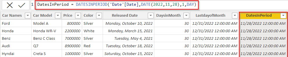 power bi dax dates in period