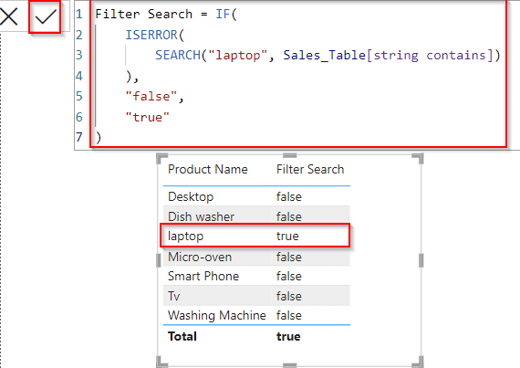 Power BI DAX filter search