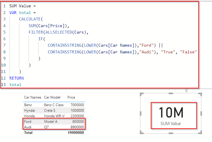 Power BI DAX filter true false