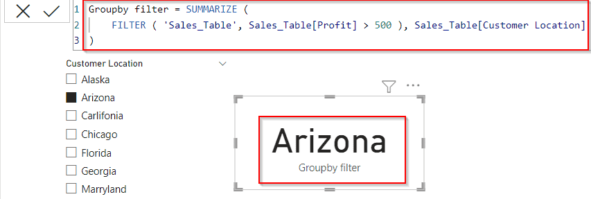 Power BI DAX groupby filter