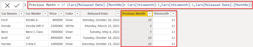 Power BI DAX last calendar month