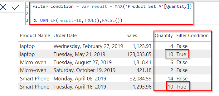 Power bi Dax max filter equal