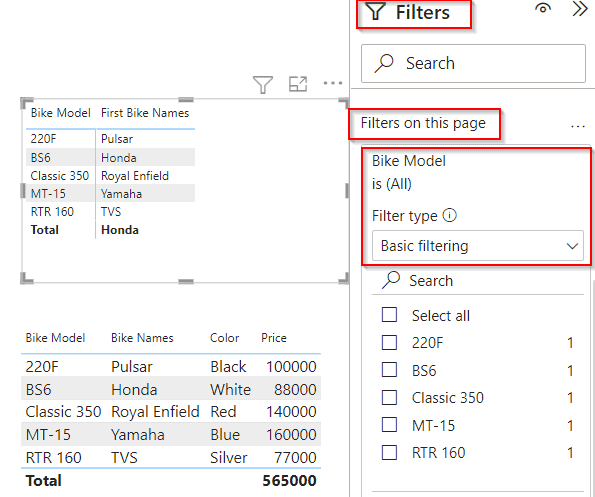 Power BI DAX remove page filter