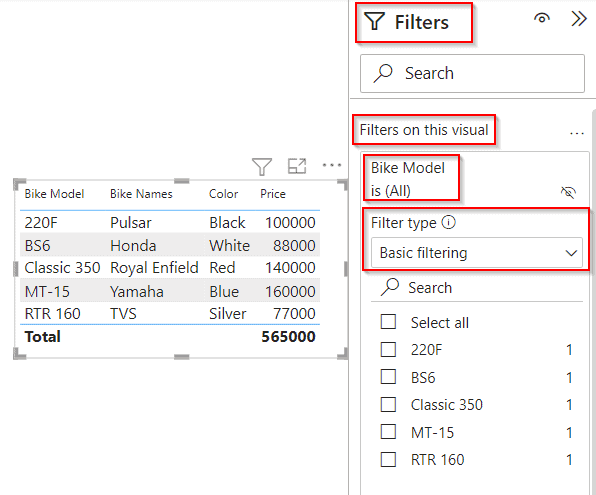 Power BI DAX remove visual filter