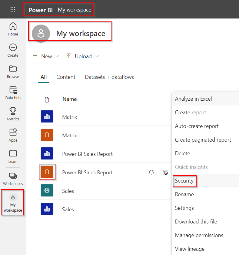 Power bi row level security based on userprincipalname