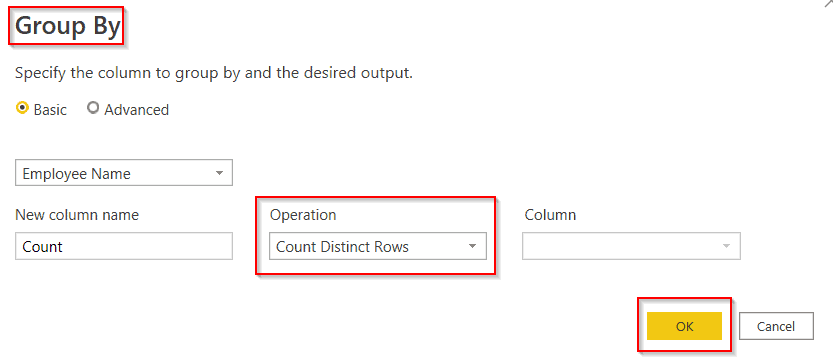 Power query add column count duplicates