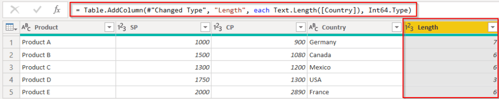 Power query add column extract example